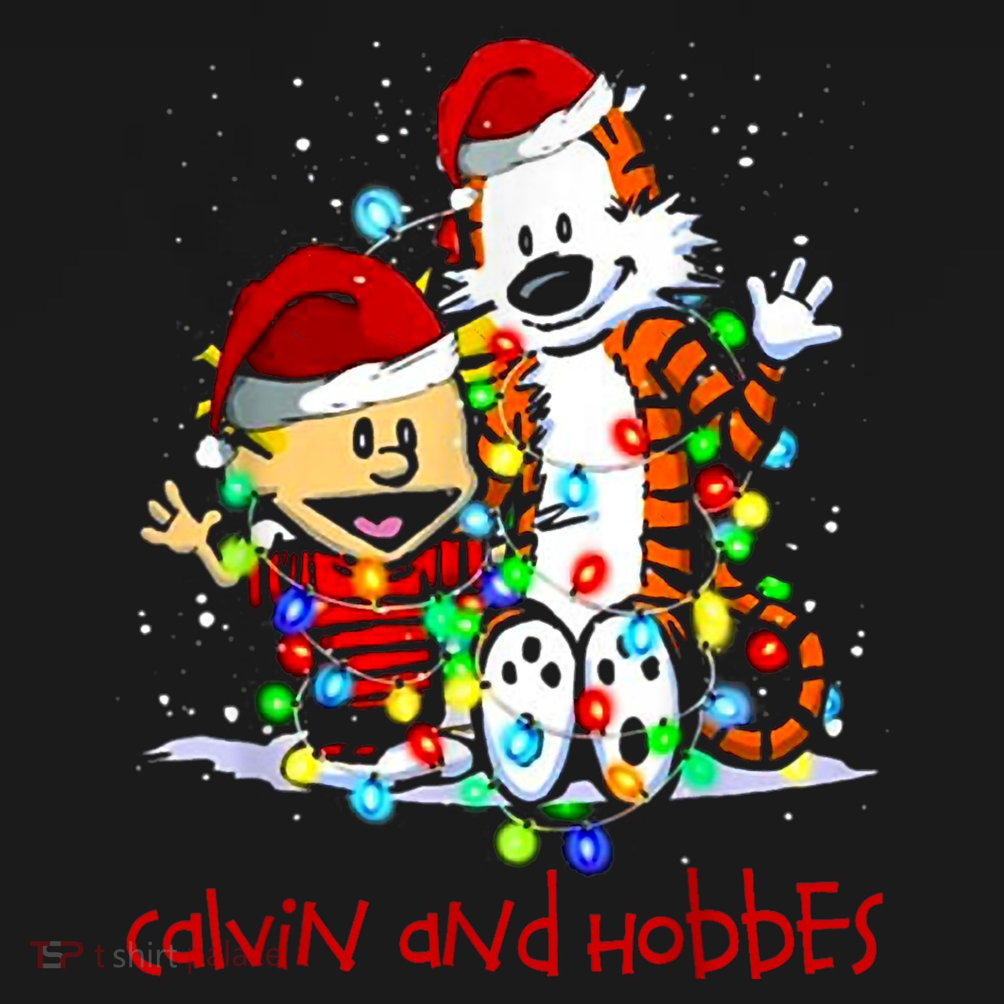Merry Christmas Calvins And Arts Comics Hobbes Gift For Fans Hoodie