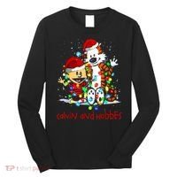 Merry Christmas Calvins And Arts Comics Hobbes Gift For Fans Long Sleeve Shirt thumb 0