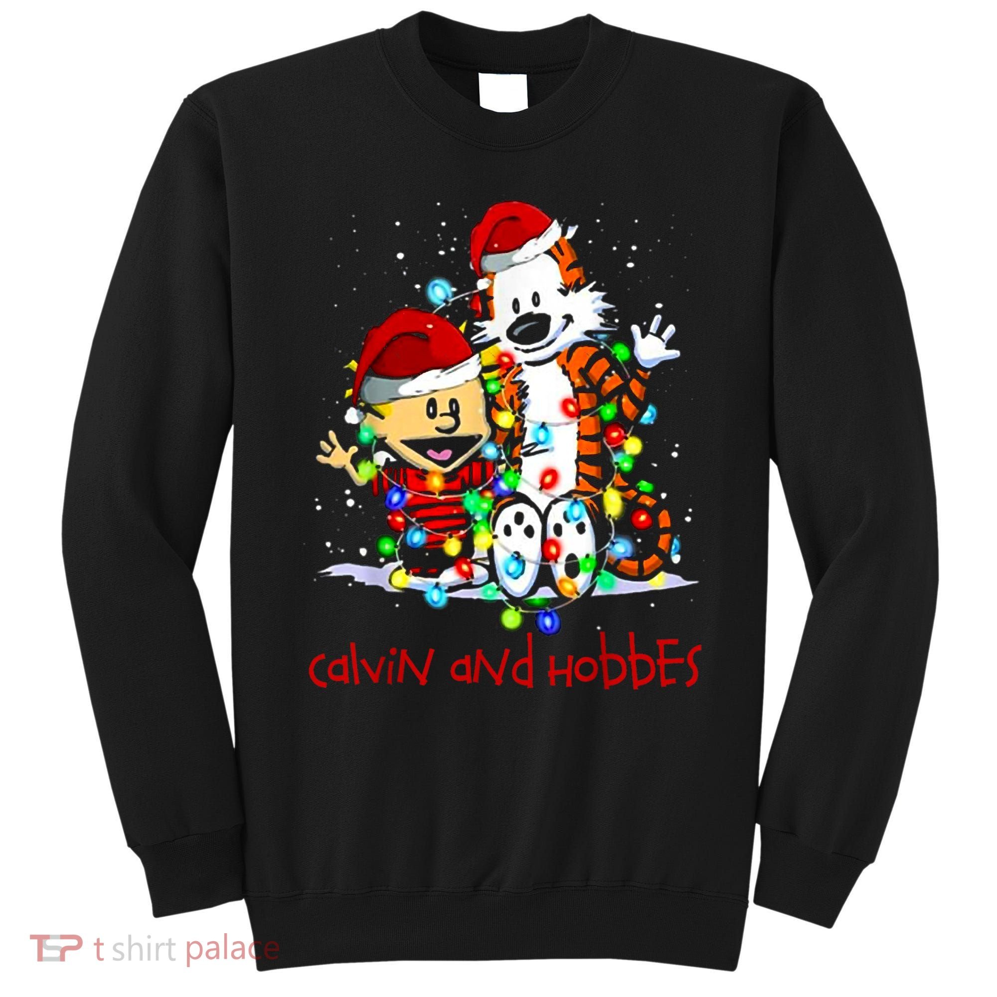 Merry Christmas Calvins And Arts Comics Hobbes Gift For Fans Sweatshirt