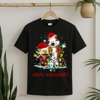Merry Christmas Calvins And Arts Comics Hobbes Gift For Fans T-Shirt thumb 2