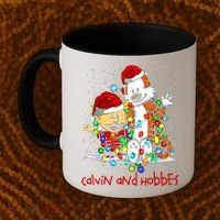 Merry Christmas Calvins And Arts Comics Hobbes Gift For Fans Coffee Mug thumb 2
