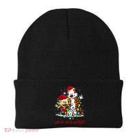 Merry Christmas Calvins And Arts Comics Hobbes Gift For Fans Beanie thumb 0