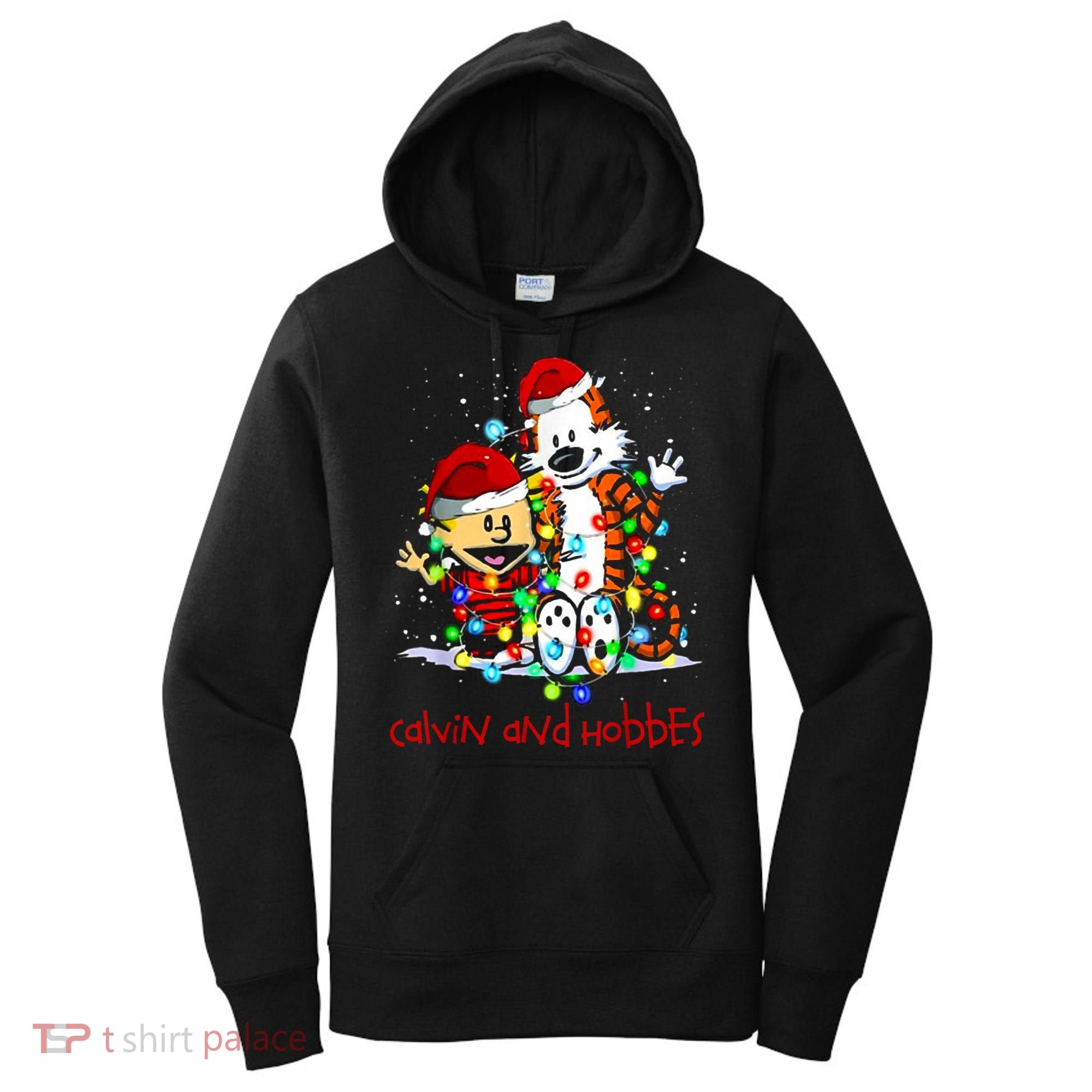Merry Christmas Calvins And Arts Comics Hobbes Gift For Fans Women's Hoodie