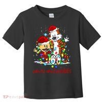 Merry Christmas Calvins And Arts Comics Hobbes Gift For Fans Toddler T-Shirt thumb 0