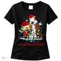 Merry Christmas Calvins And Arts Comics Hobbes Gift For Fans Women's T-Shirt thumb 0