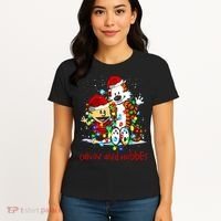 Merry Christmas Calvins And Arts Comics Hobbes Gift For Fans Women's T-Shirt thumb 4