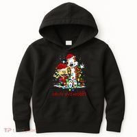 Merry Christmas Calvins And Arts Comics Hobbes Gift For Fans Kids Hoodie thumb 0
