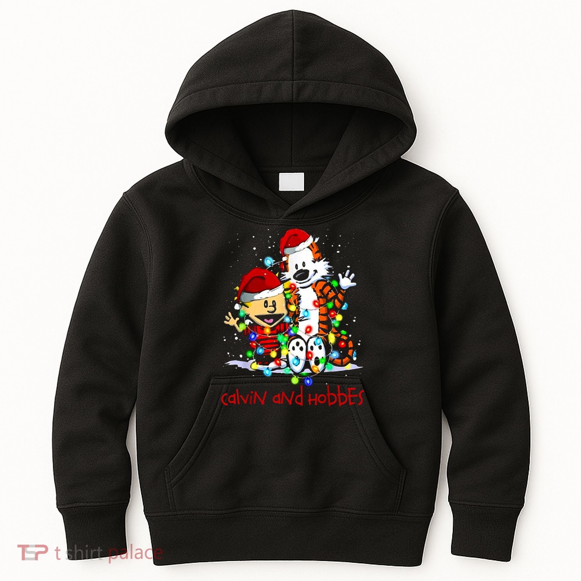 Merry Christmas Calvins And Arts Comics Hobbes Gift For Fans Kids Hoodie