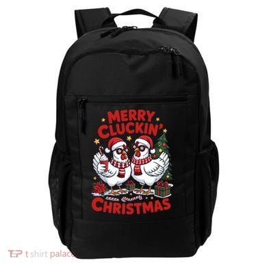 Merry Cluckin Christmas Chicken Funny Backpack