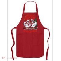 Merry Cluckin Christmas Chicken Funny Apron thumb 0