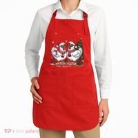 Merry Cluckin Christmas Chicken Funny Apron thumb 2