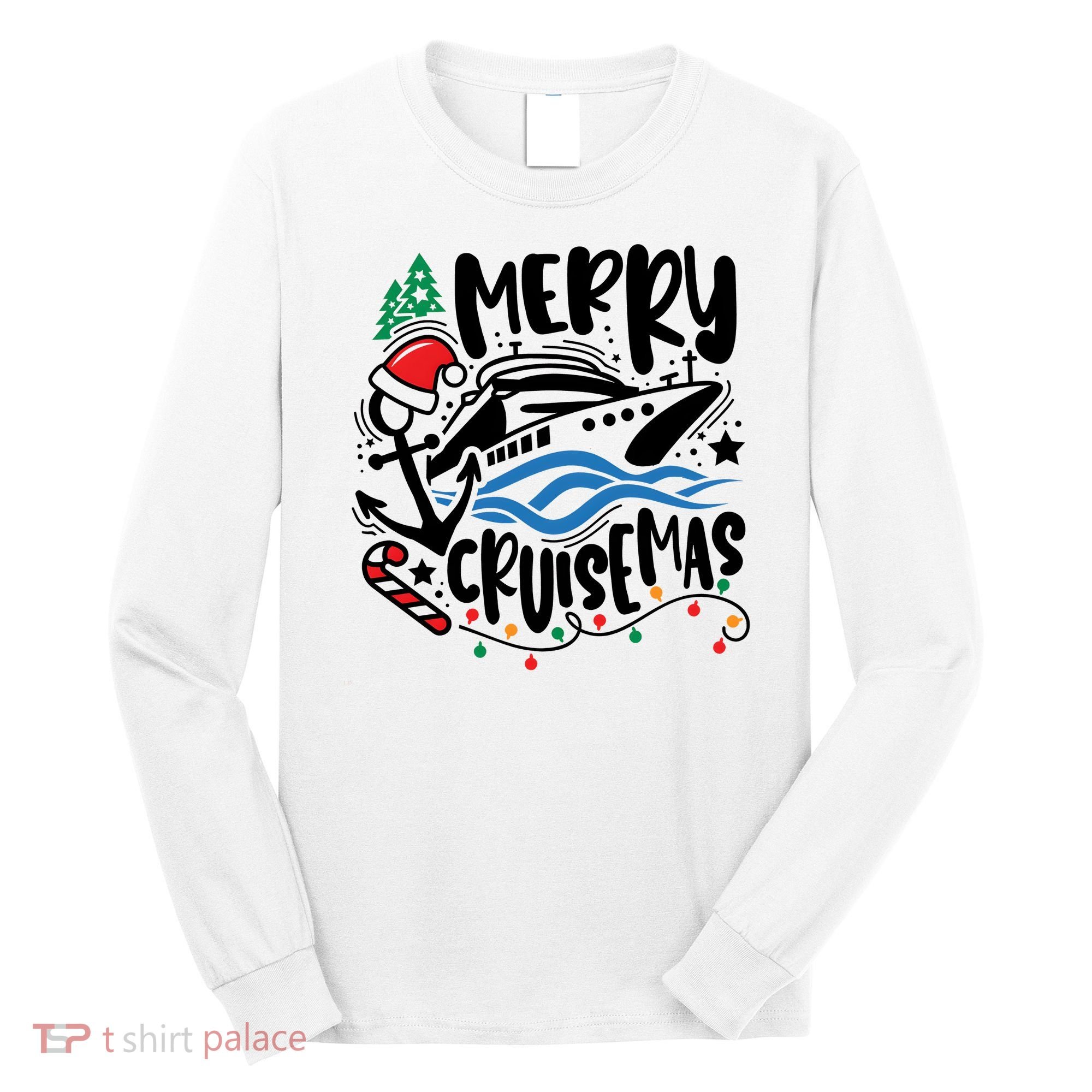 Merry Cruisemas Christmas On Cruise Cruising Long Sleeve Shirt