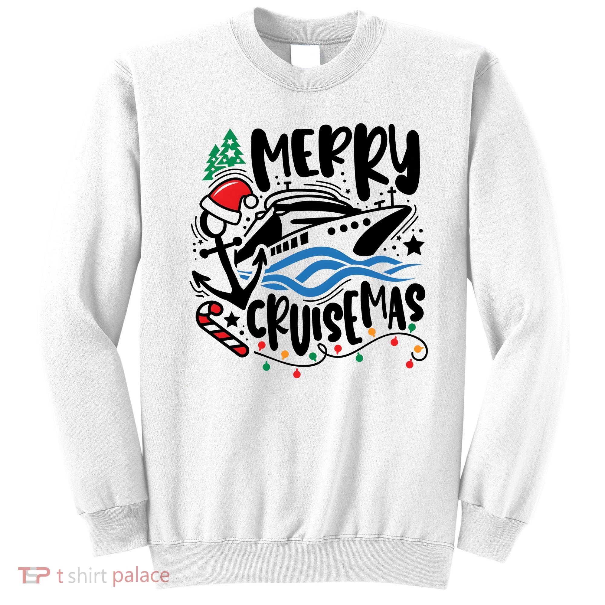Merry Cruisemas Christmas On Cruise Cruising Sweatshirt