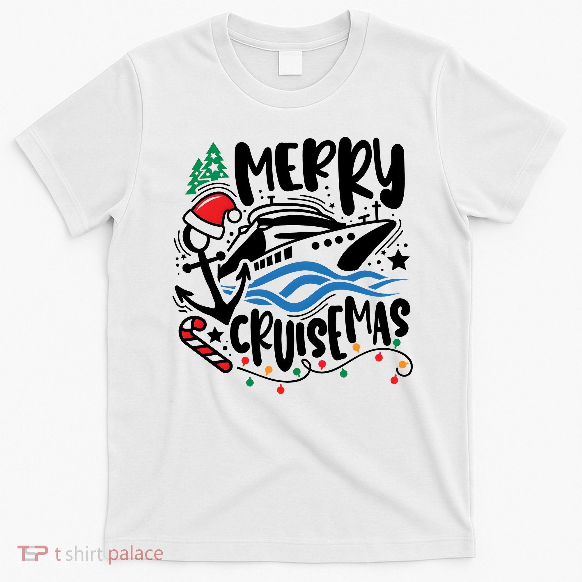 Merry Cruisemas Christmas On Cruise Cruising T-Shirt