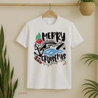 Merry Cruisemas Christmas On Cruise Cruising T-Shirt thumb 2