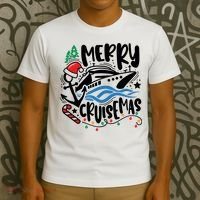 Merry Cruisemas Christmas On Cruise Cruising T-Shirt thumb 3