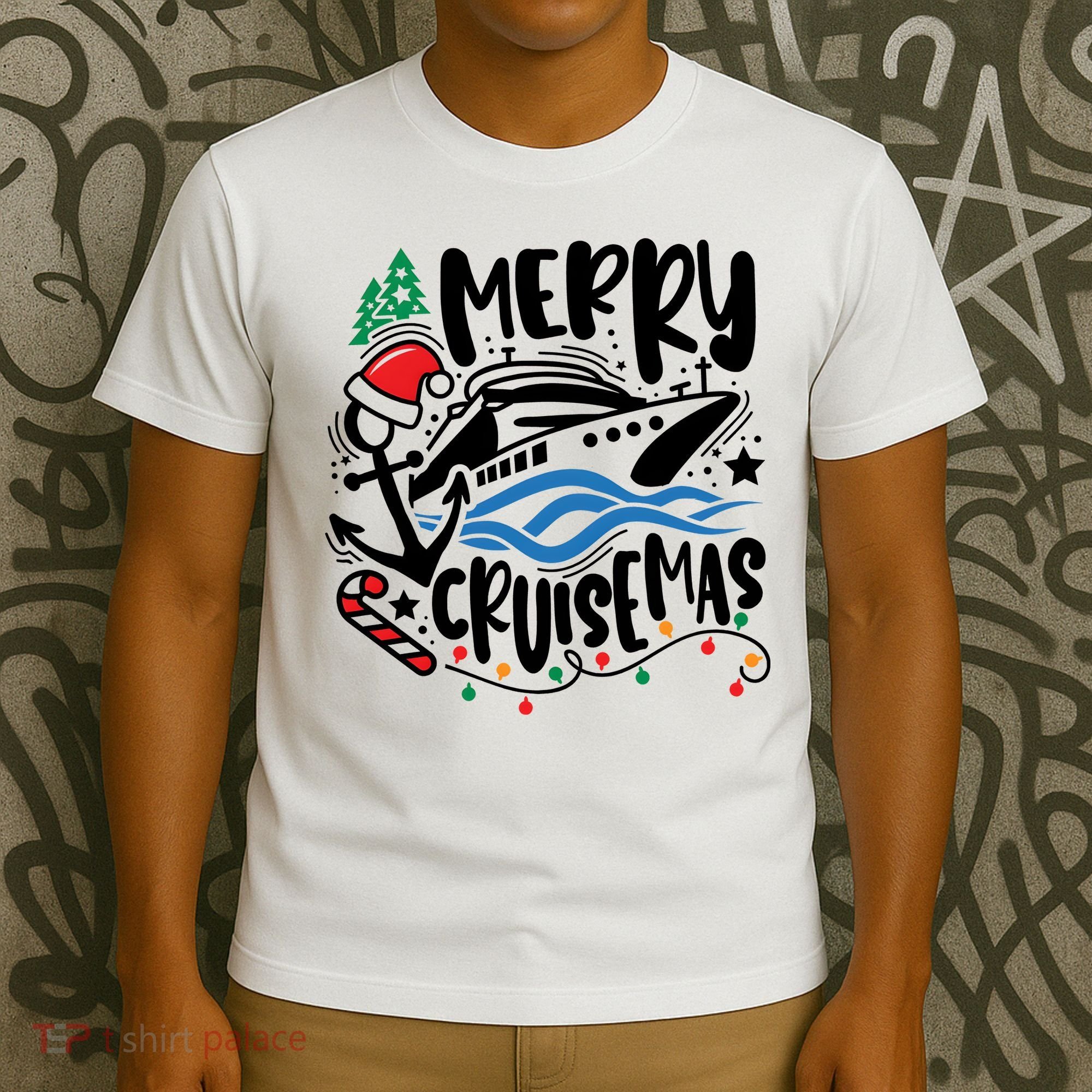 Merry Cruisemas Christmas On Cruise Cruising T-Shirt