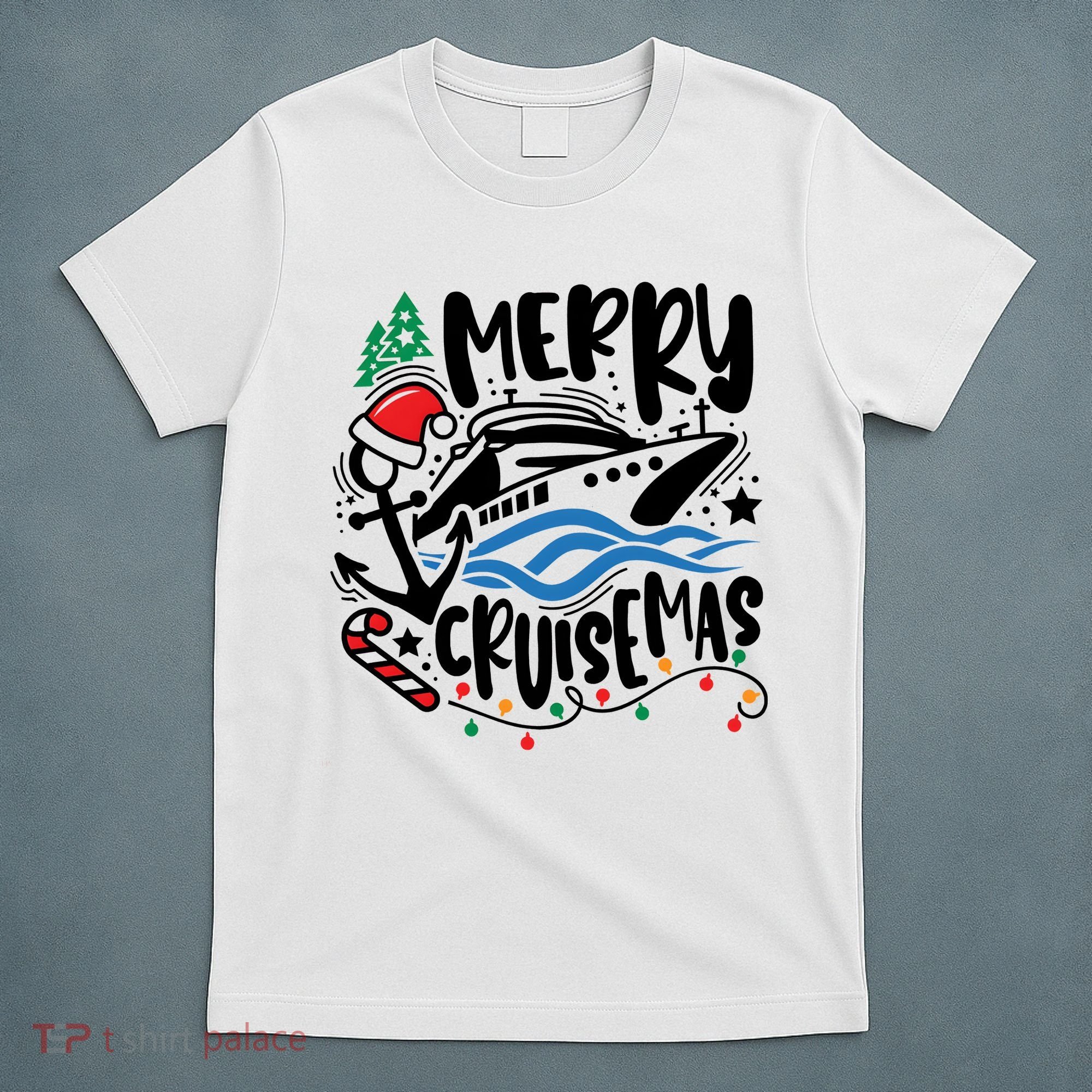 Merry Cruisemas Christmas On Cruise Cruising T-Shirt