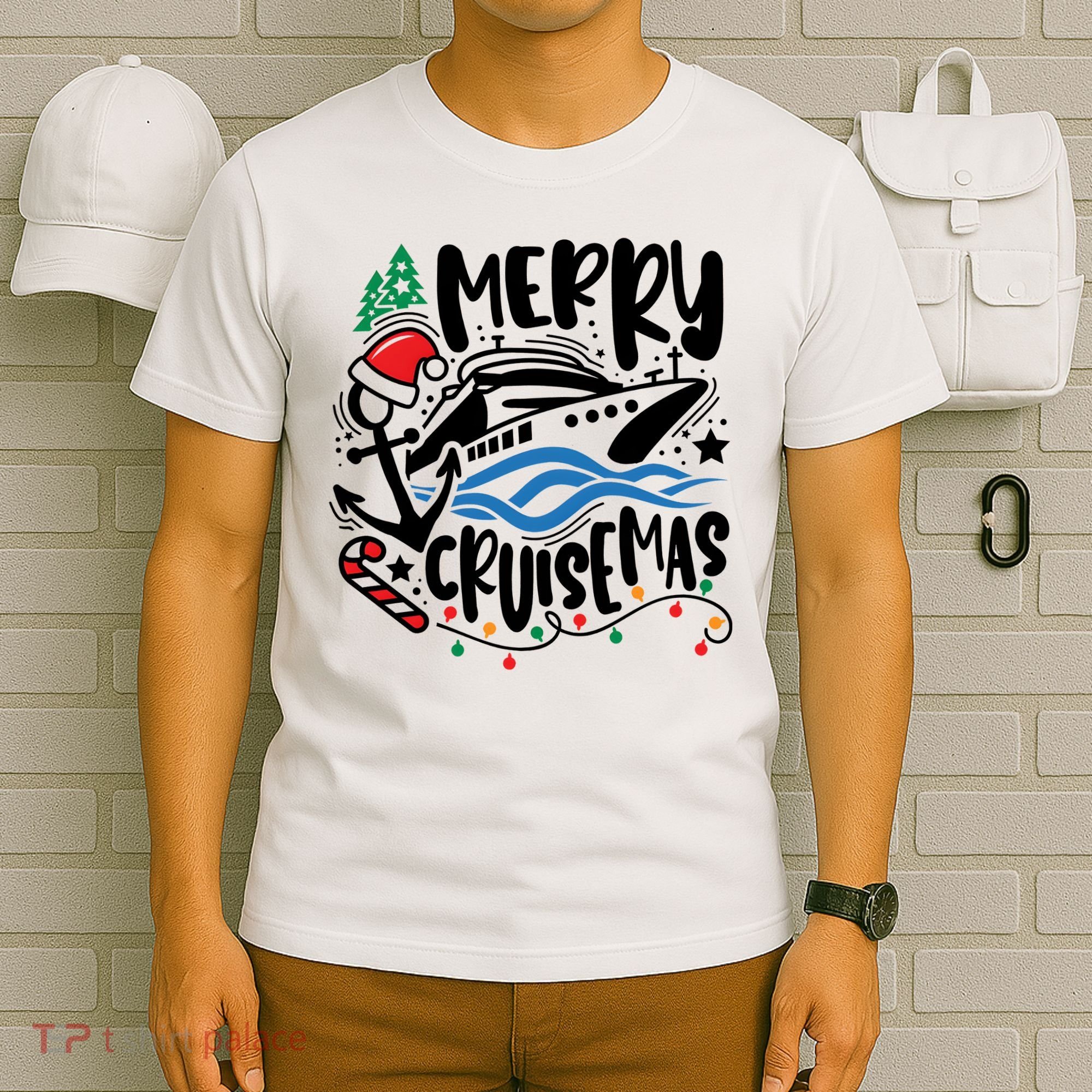 Merry Cruisemas Christmas On Cruise Cruising T-Shirt