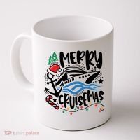 Merry Cruisemas Christmas On Cruise Cruising Coffee Mug thumb 0