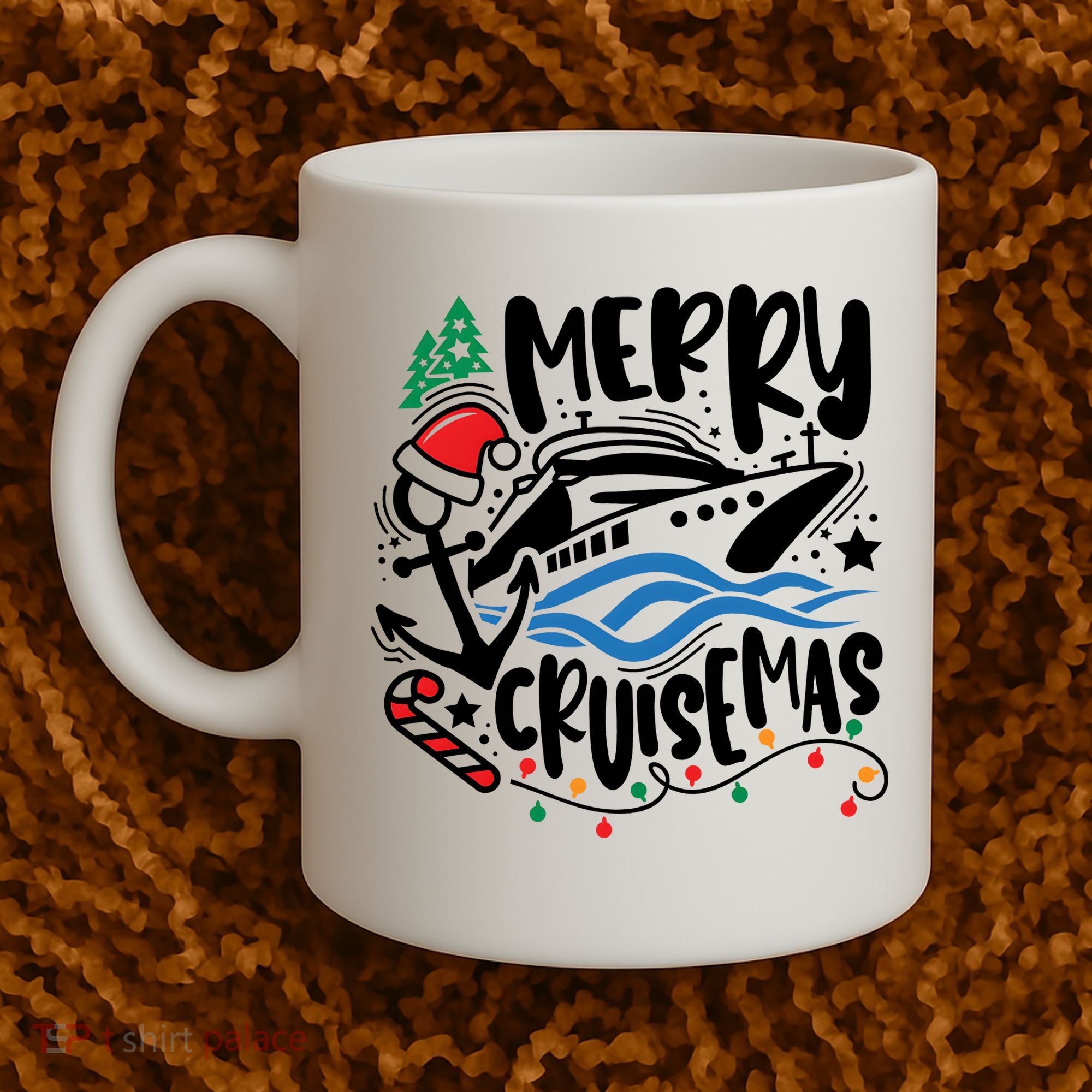 Merry Cruisemas Christmas On Cruise Cruising Coffee Mug