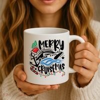 Merry Cruisemas Christmas On Cruise Cruising Coffee Mug thumb 3