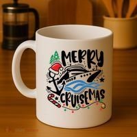 Merry Cruisemas Christmas On Cruise Cruising Coffee Mug thumb 4