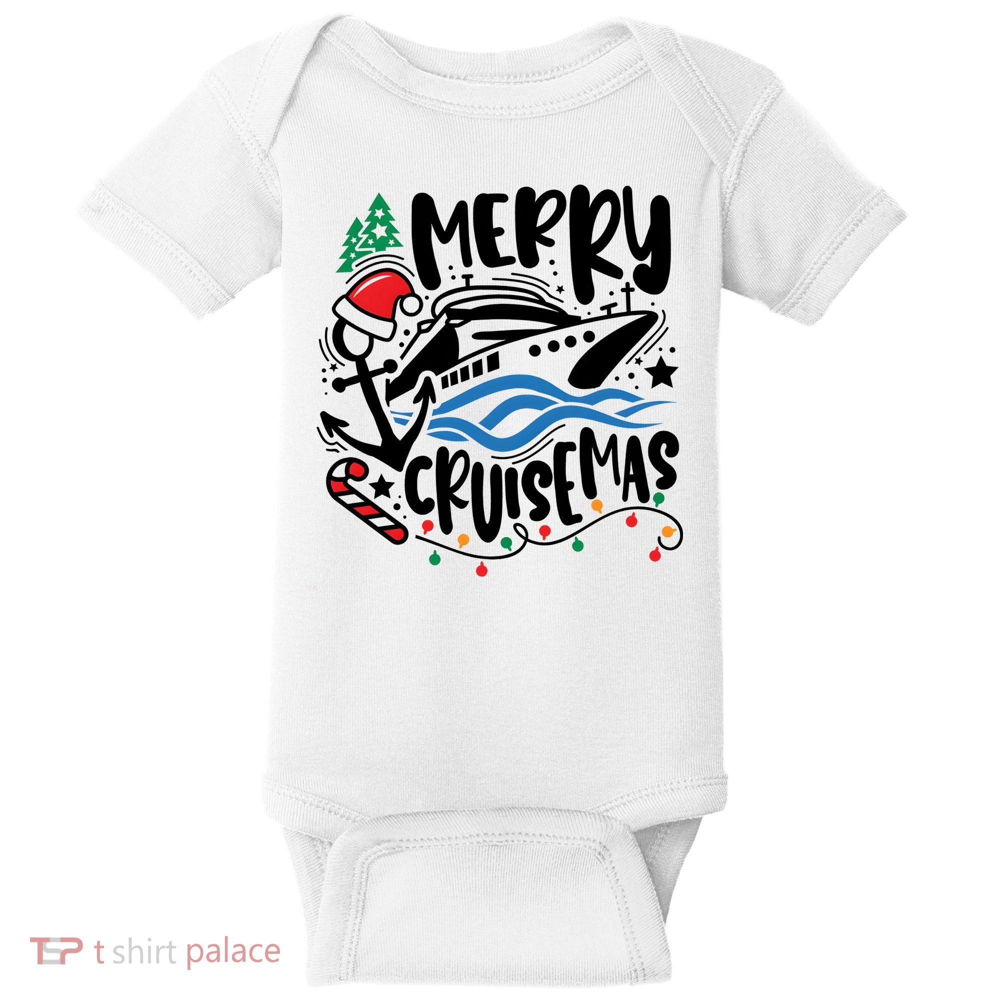 Merry Cruisemas Christmas On Cruise Cruising Baby Bodysuit