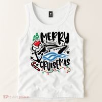 Merry Cruisemas Christmas On Cruise Cruising Tank Top thumb 2