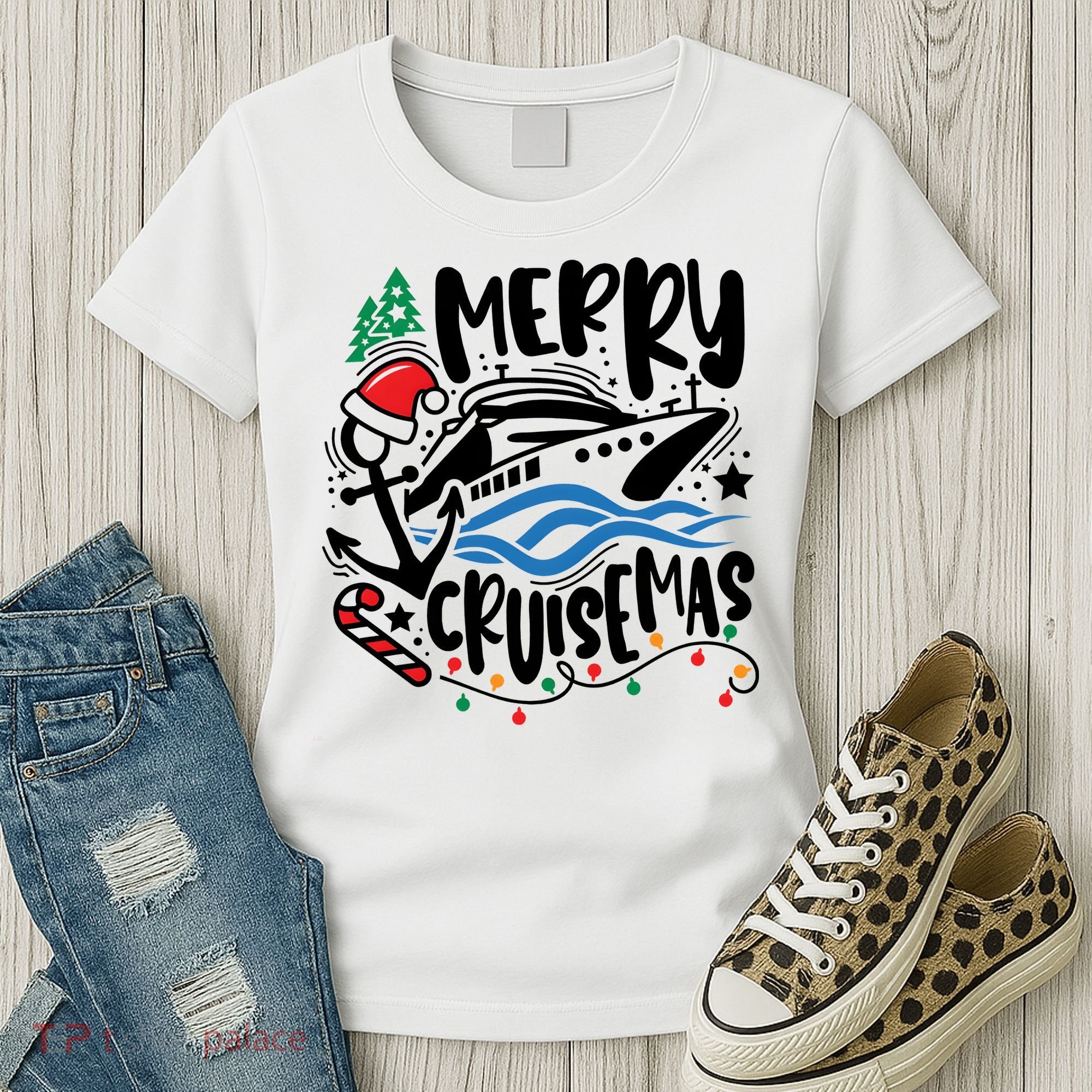 Merry Cruisemas Christmas On Cruise Cruising Women's T-Shirt
