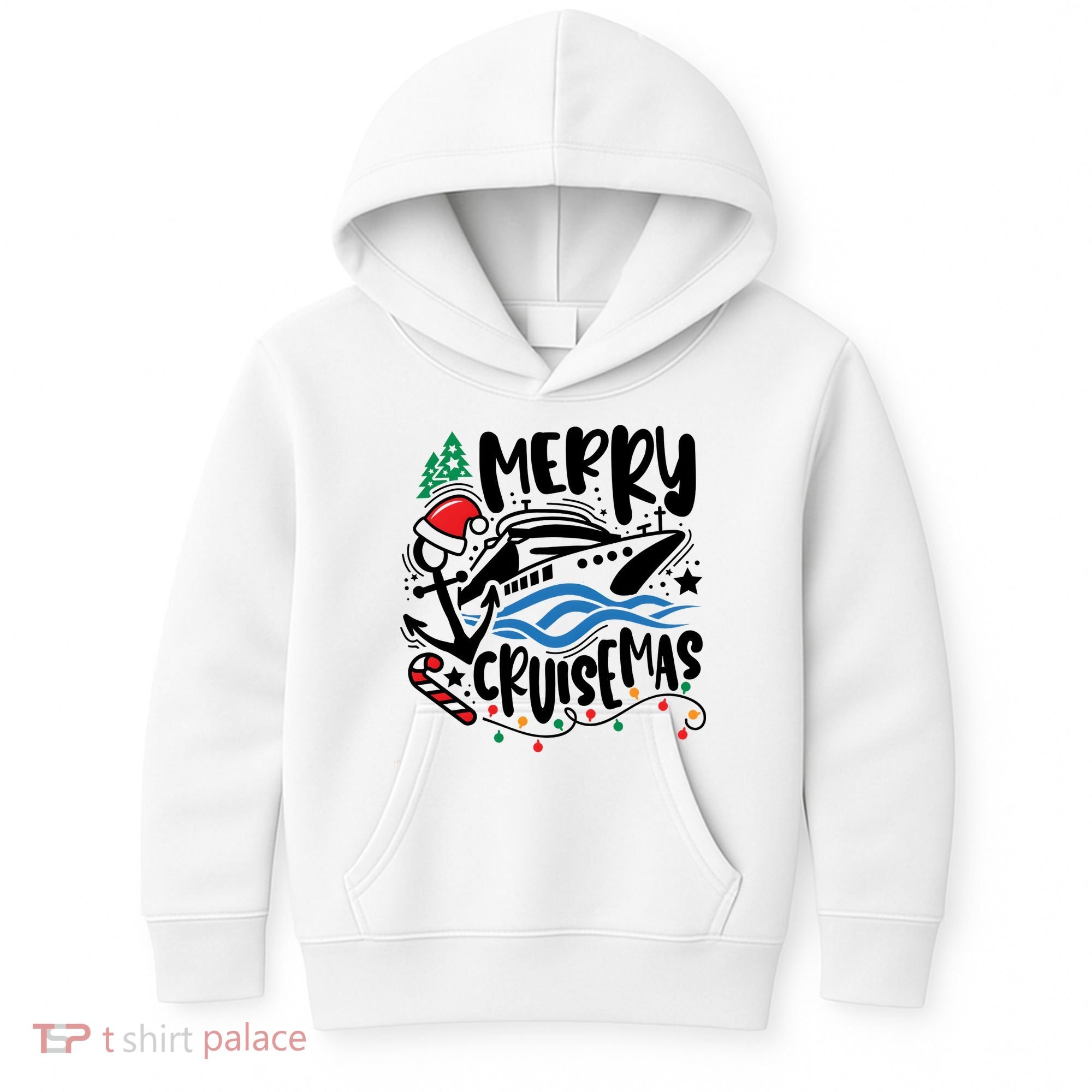 Merry Cruisemas Christmas On Cruise Cruising Kids Hoodie