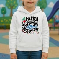 Merry Cruisemas Christmas On Cruise Cruising Kids Hoodie thumb 3