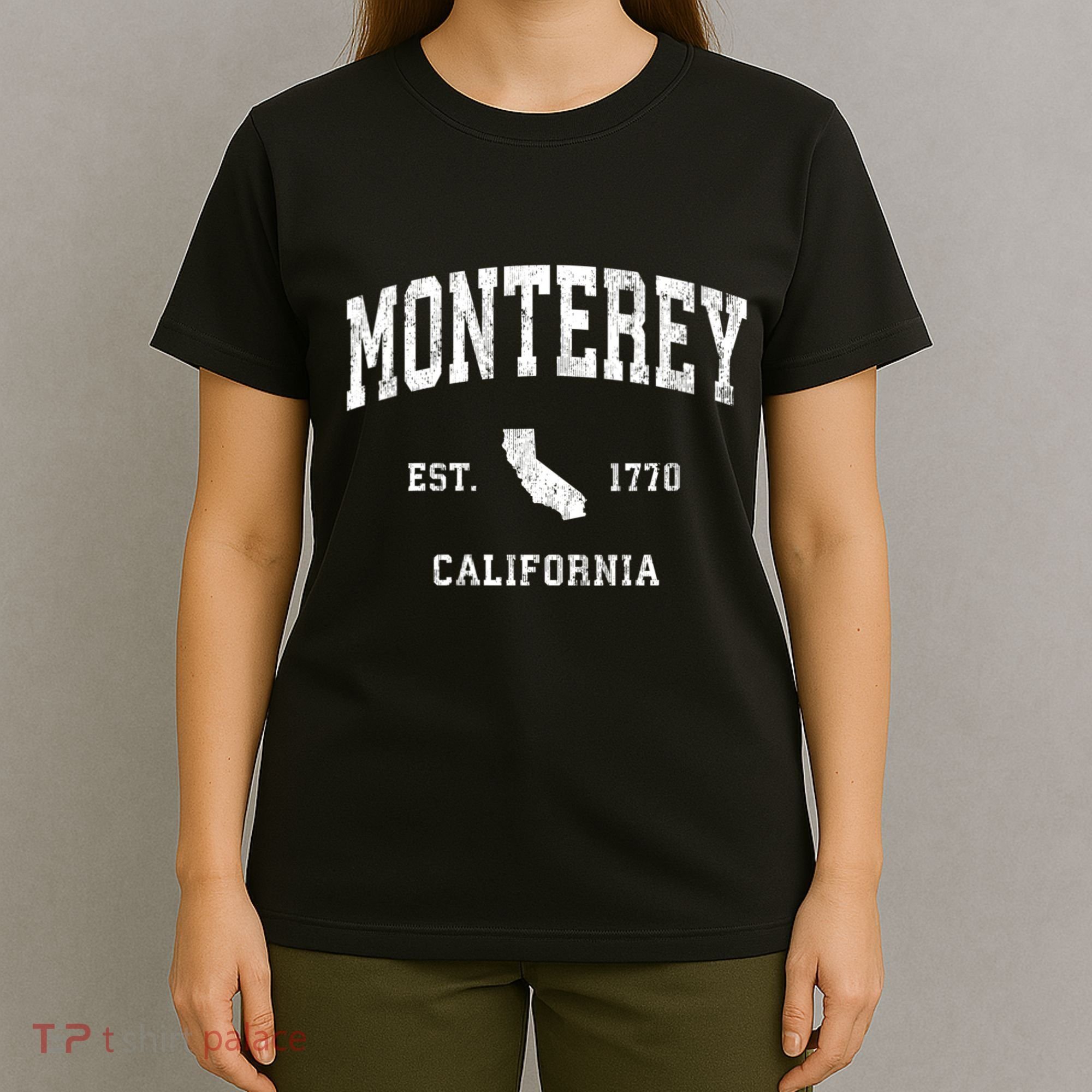 Monterey California Ca Vintage Athletic T-Shirt