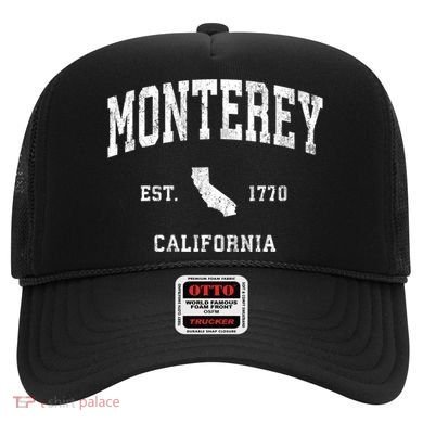 Monterey California Ca Vintage Athletic Hat