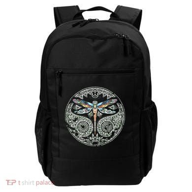 Magical Colorful Dragonfly Tribal Mandala Backpack