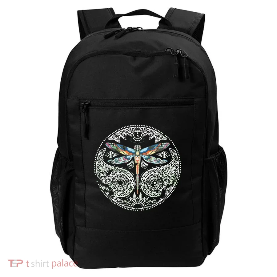 Magical Colorful Dragonfly Tribal Mandala Backpack