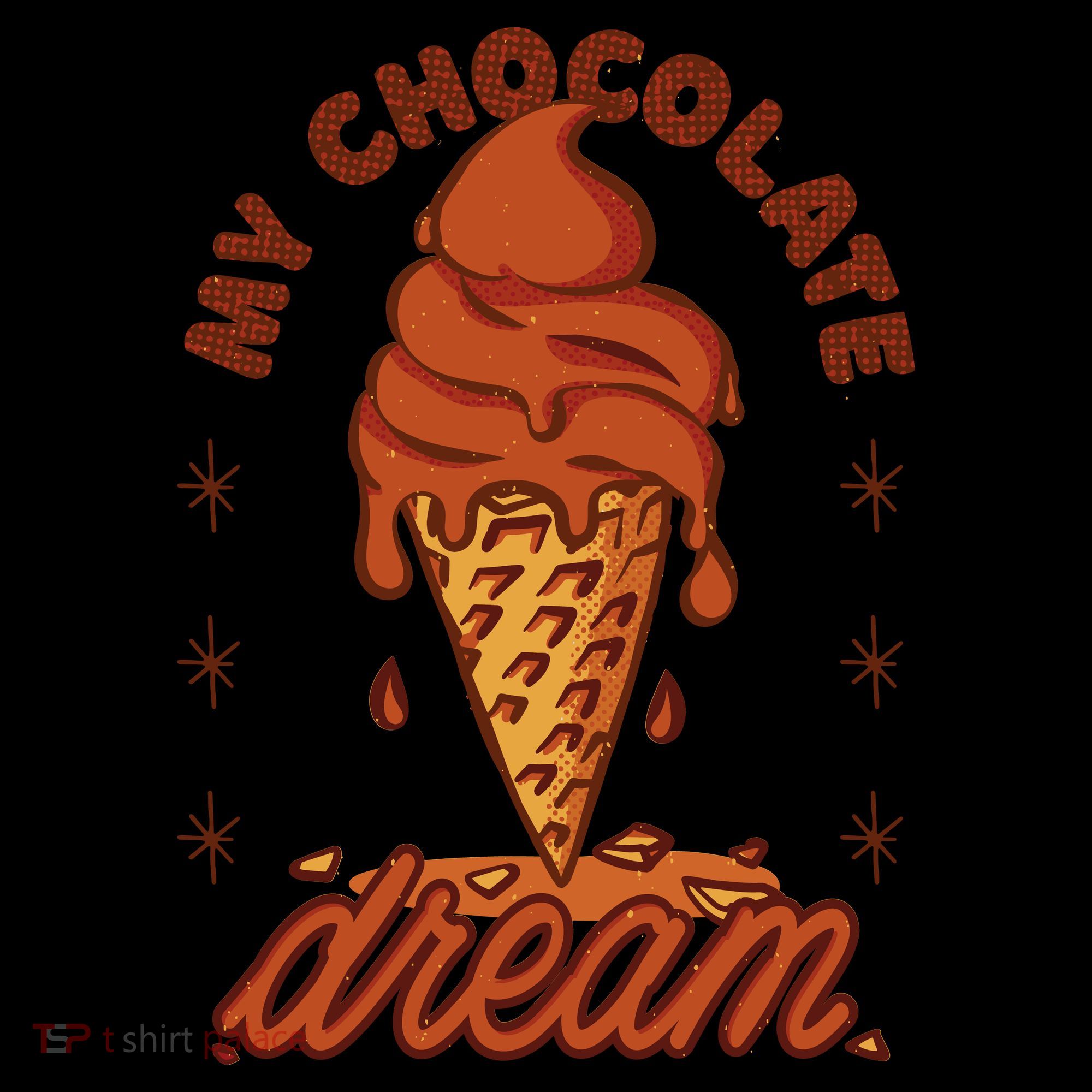 My Chocolate Dream Ice Cream Coaster