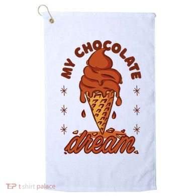 My Chocolate Dream Ice Cream Golf Towel