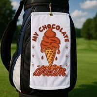 My Chocolate Dream Ice Cream Golf Towel thumb 2