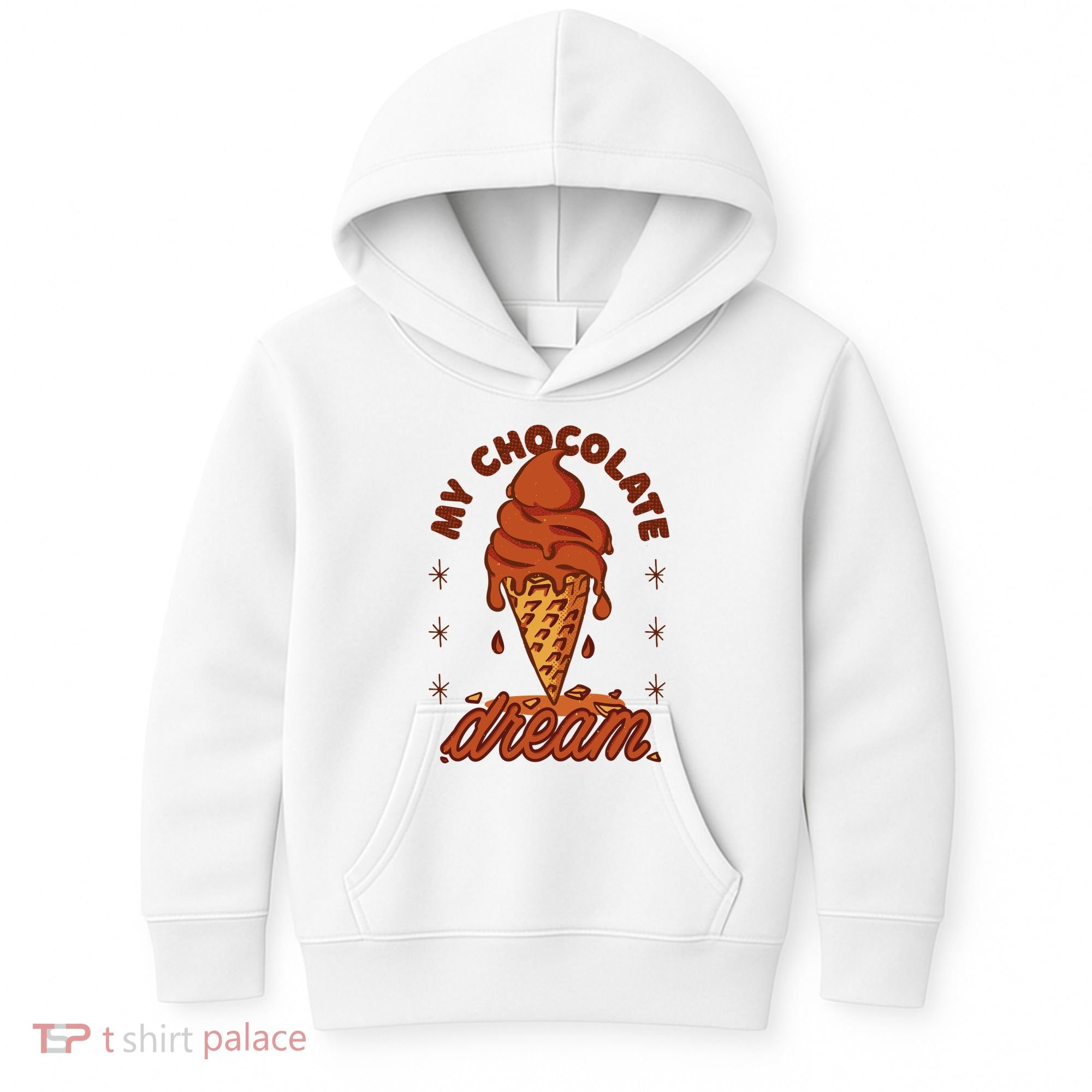 My Chocolate Dream Ice Cream Kids Hoodie