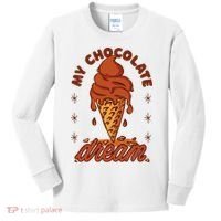 My Chocolate Dream Ice Cream Kids Long Sleeve Shirt thumb 0