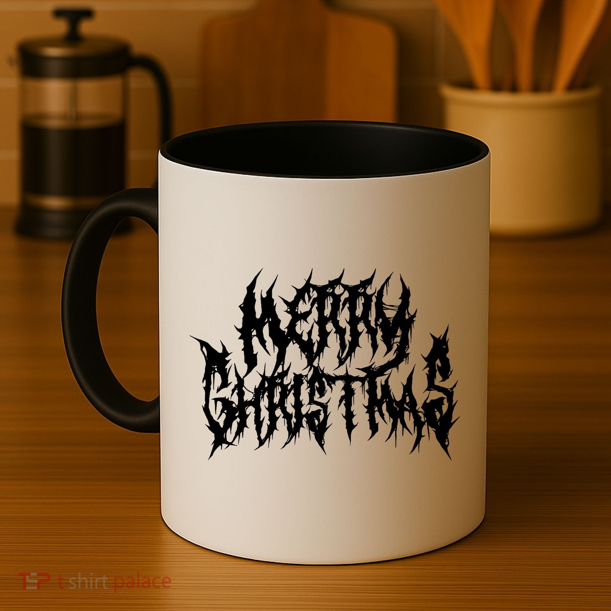Merry Christmas. Death Metal Black Metal Funny Goth Xmas Coffee Mug