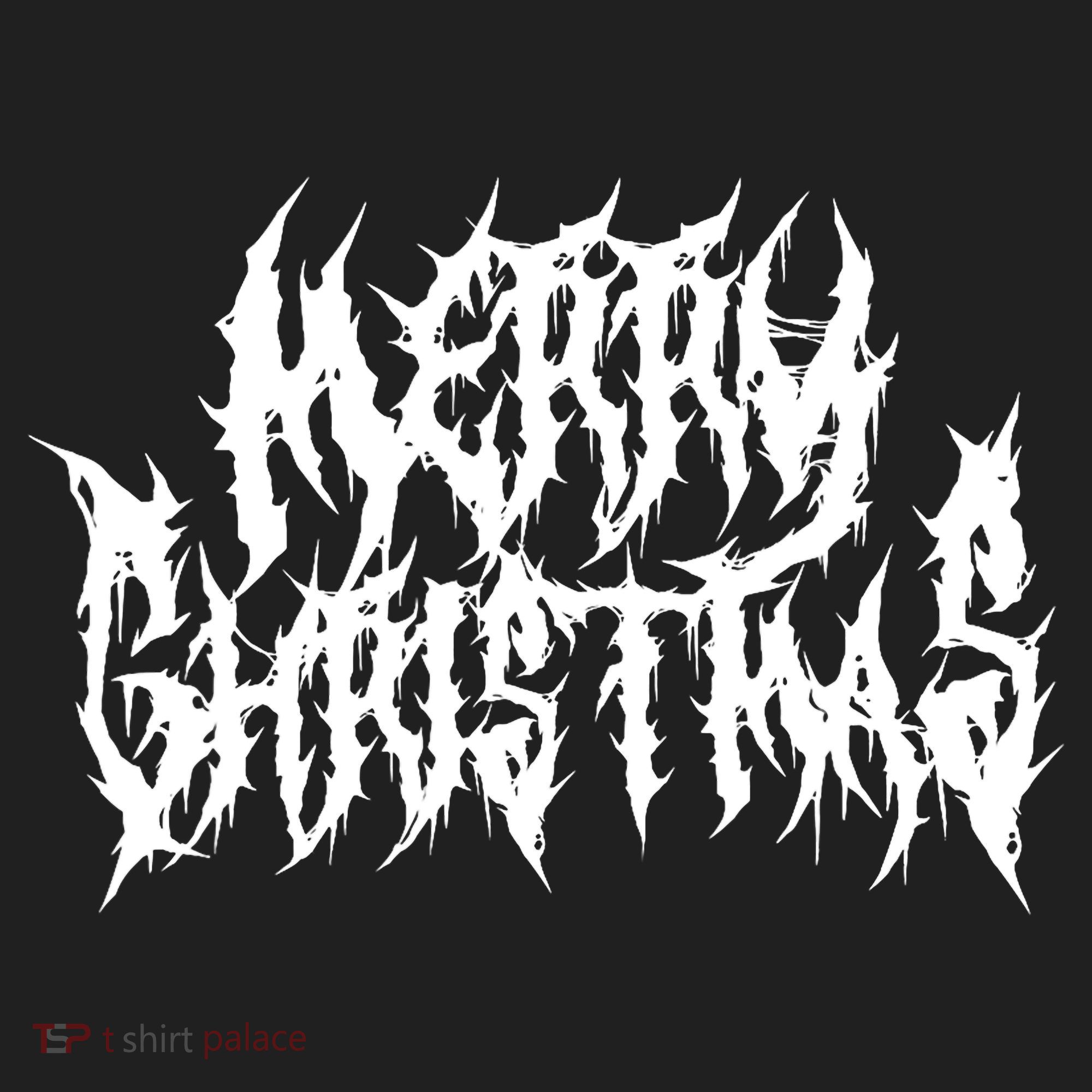 Merry Christmas. Death Metal Black Metal Funny Goth Xmas Beanie