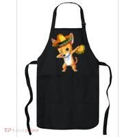 Mexican Chihuahua Dog Dabbing Sombrero Taco Cinco De Mayo Apron thumb 0