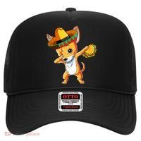 Mexican Chihuahua Dog Dabbing Sombrero Taco Cinco De Mayo Hat thumb 0