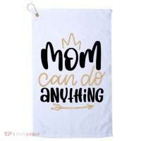 Mom Can Do Anything Cute Gift Golf Towel thumb 0