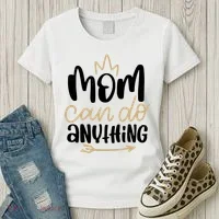 Mom Can Do Anything Cute Gift Women's T-Shirt thumb 3
