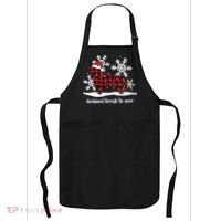 Merry Christmas Dachshund Dog Through The Snow Apron thumb 0