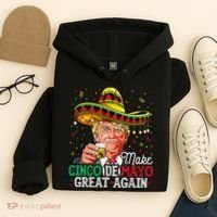 Make Cinco De Mayo Great Again Trump Sombrero Hoodie thumb 4