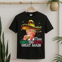 Make Cinco De Mayo Great Again Trump Sombrero T-Shirt thumb 2